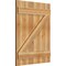 Ekena Millwork Joined Board-n-Batten Shutters w/Z-Bar, Rough Sawn Western Red Cedar, 26 7/8W x 34H, PR RBJ06Z26X034RWR - alternate 5